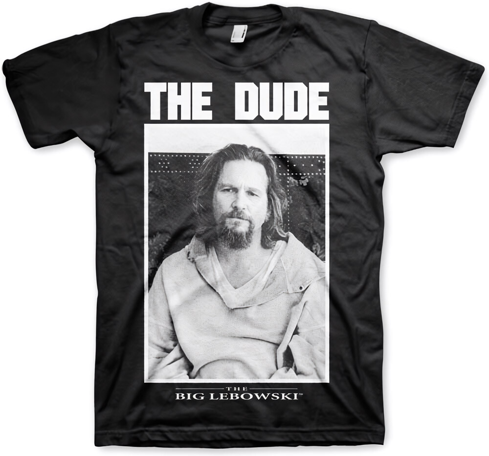 Черная футболка The Big Lebowski The Dude