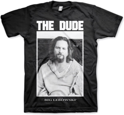 The Big Lebowski The Dude T-Shirt Black