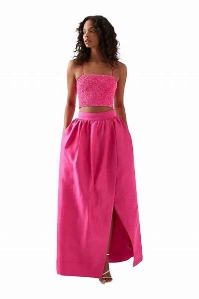 BNWT - Aje - Mirabelle Tulip Wash Maxi Skirt - Size 14 - RRP: $495