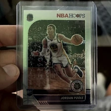 2019-20 Panini NBA Hoops Premium Stock - #223 Jordan Poole (RC)