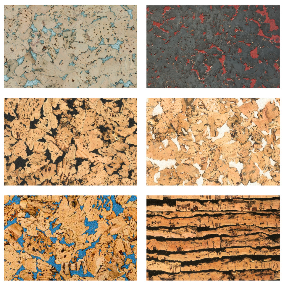 Cork Decorative Wall Panels 1,98m2 (21,31sqf) 600x300x3 Choose Quantity & Design