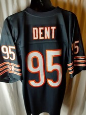 Camiseta deportiva Mitchell Ness B/T Premier para hombre Chicago Bears Dent #95 XLT hasta 6XLB
