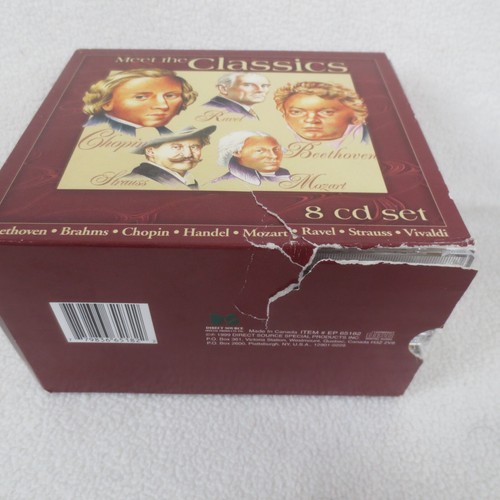 LUDWIG VAN BEETHOVEN JOHANNES BRAHMS - Meet The Classics/ Various - CD - Box Set - Picture 10 of 11