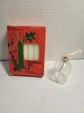 Candles Amscan Inc. New Old Stock and Small Bottle with Wick