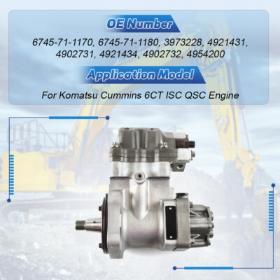 Fuel Injection Pump 6746-71-1141 for Komatsu SAA6D114E-5