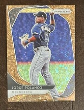 2020 Panini Prizm Tier II Quick Pitch Bronze Donut Circle /25 Jorge Polanco #105