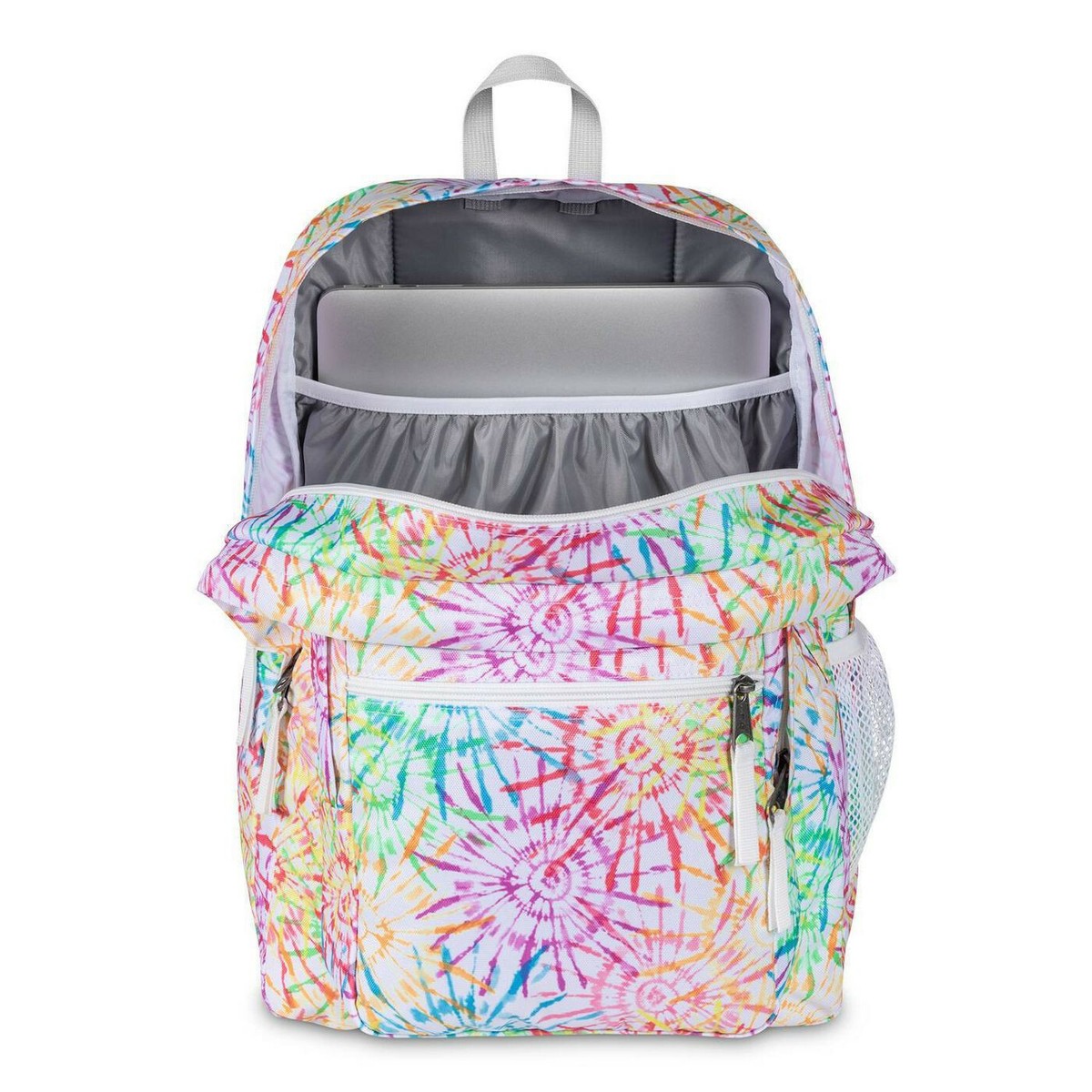 jansport 17 supermax backpack tie dye swirls with laptop sleeve Trans by JanSport 17