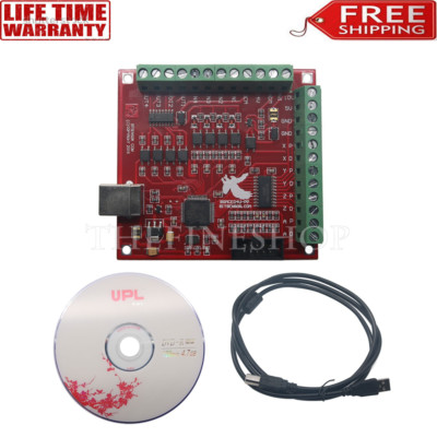 CNC USB MACH3 100Khz Breakout Board 4 Axis Interface Driver Motion Controller g