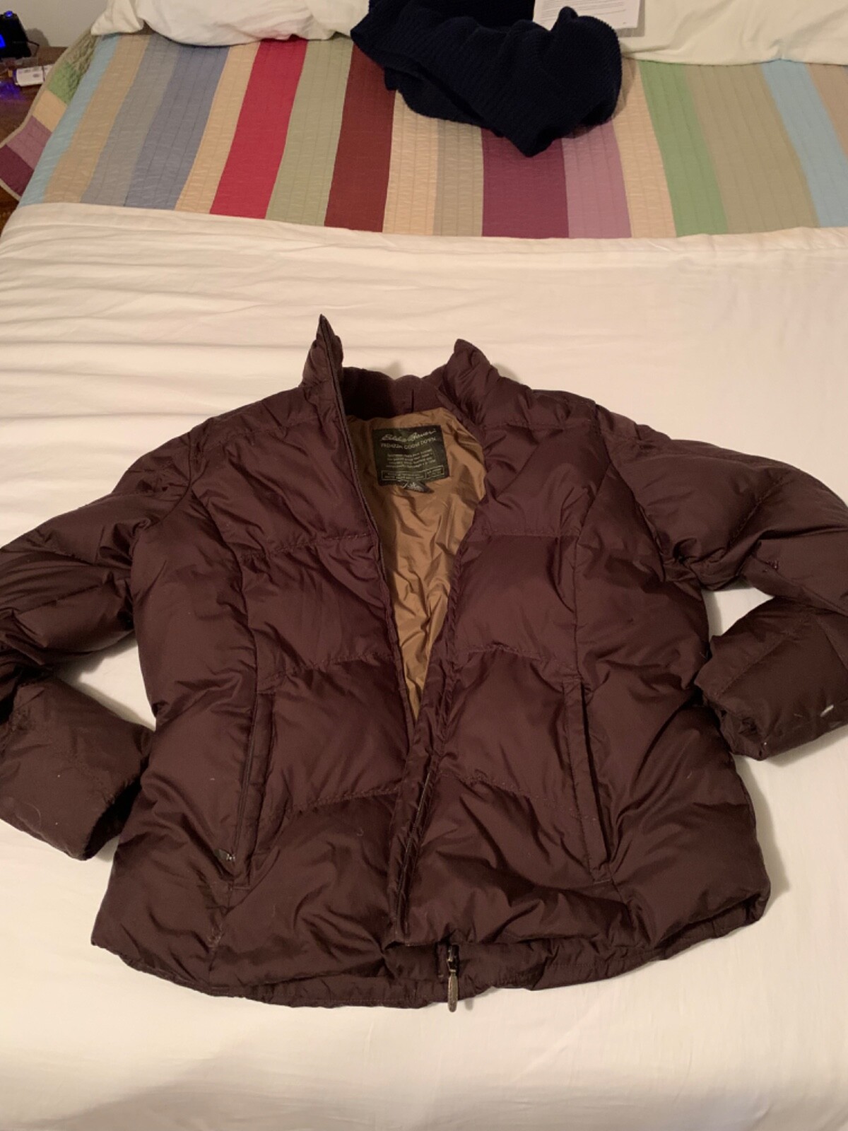 EDDIE BAUER DOWN PUFFER JACKET LARGE Gem