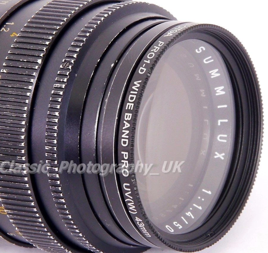 43mm FOTGA Slim Band UV Filter for E43 SUMMILUX 1.4/50mm ASPH. SUMMILUX 1.4/50 - Image 4 of 4