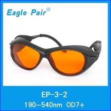 OD7+ 190nm-540nm Laser Safety Glasses CE Absorption Protective Goggles w/box