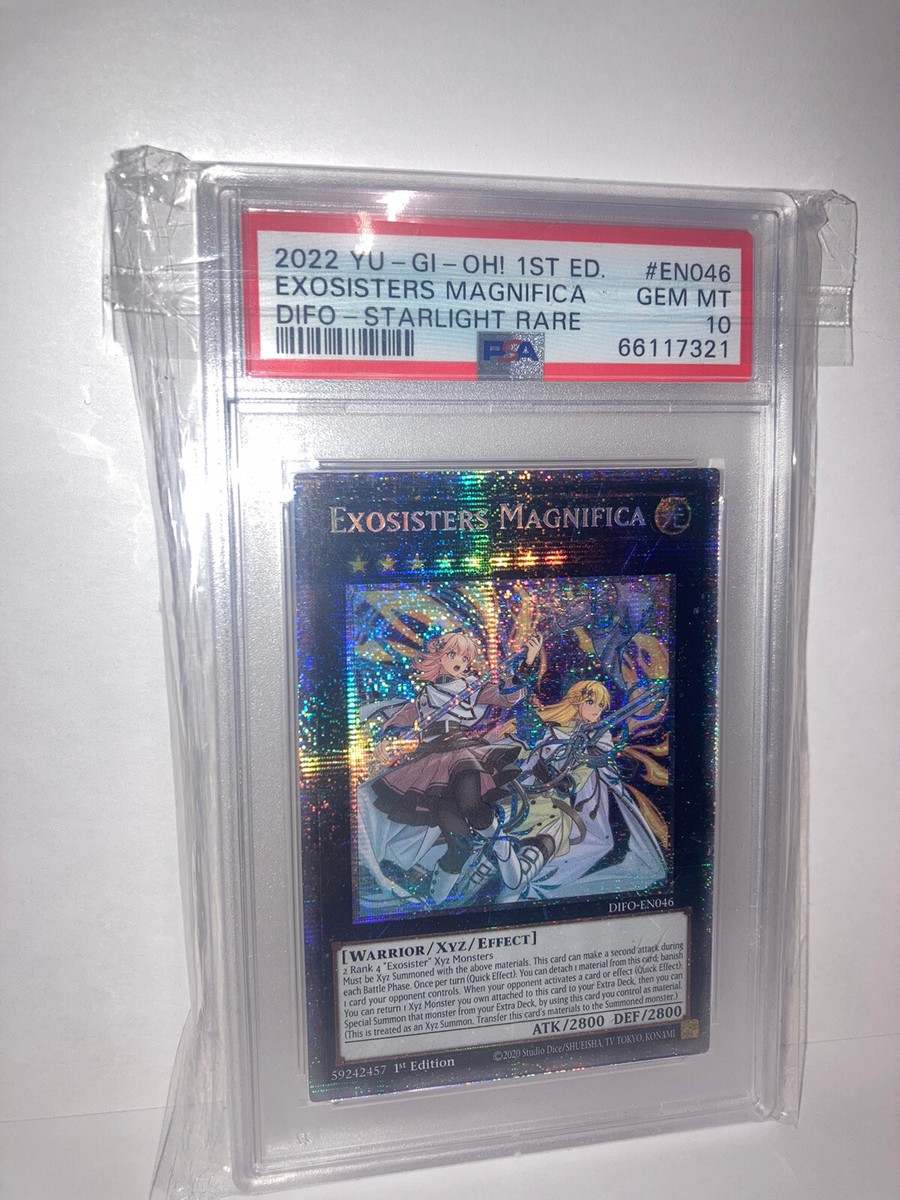 YuGiOh! Exosisters Magnifica, DIFO - EN046 Starlight Rare 1st Ed 
