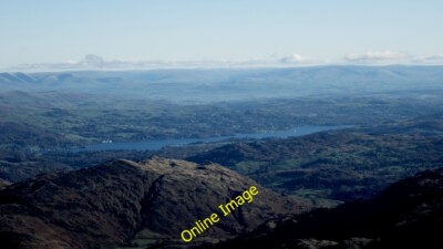 Foto 6x4 Blick Richtung Windermere von Bowfell High Wray Blick über c2013