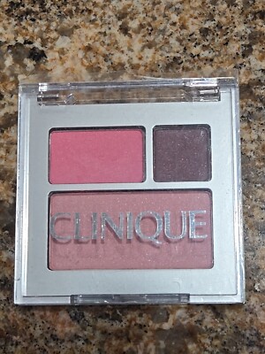Clinique Color Colour Compact 2 Eye Shadows & Blush All About Shadow Powder READ