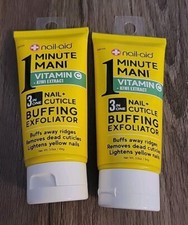 X2 Nail-Aid 1 Minute Mani Vitamin C  3-in 1 Nail Cuticle Buffing Exfoliator