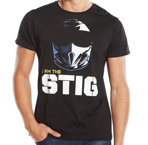 I am the Stig T-shirt Top Gear 2005 BBC Vintage Men's Size M/L Black - 第 1/2 張圖片