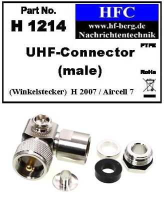 N Stecker Für Aircell 7 / H 2007, PTFE, Clamp - Alex's Radio Shop