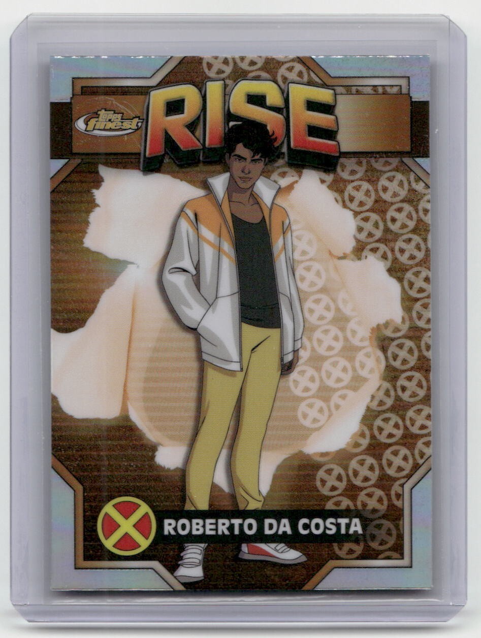 #24 Roberto Da Costa (Common) Refractor Rise 2025 Topps Finest X-Men 97 Marvel