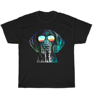Retro Vintage Disco Dog German Shorthaired Pointer Pet Puppy T-Shirt Unisex Gift
