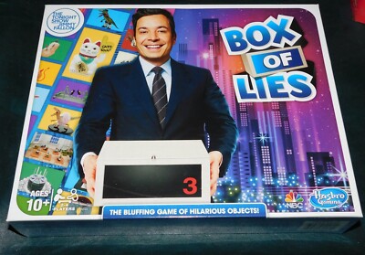 Hasbro The Tonight Show Starring Jimmy Fallon Box of Lies Party Game NEW Sealed