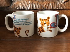 &lsquo;Queens&rsquo; Children&rsquo;s Cups Little Rhymes Animal Alphabet Initial J Name Jaguar