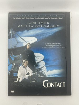 Contact Snap Case DVD Jodie Foster Matthew McConaughey