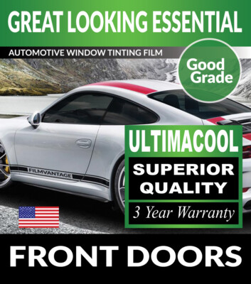 Pre-Cut Front Door Window Tint Kit For 2014-2018 Chevy Silverado 1500 Crew Cab