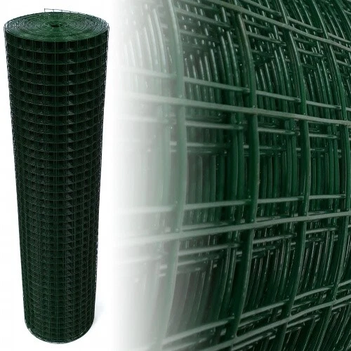 Volierendraht Maschendraht 4-Eck Drahtgitter Drahtzaun Grün - Bild 3 von 4