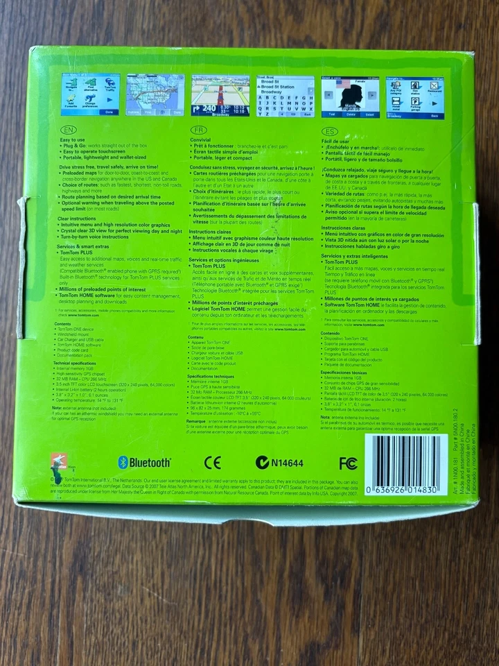TomTom ONE USA & Canada Navigation Unit new - Image 2 of 2