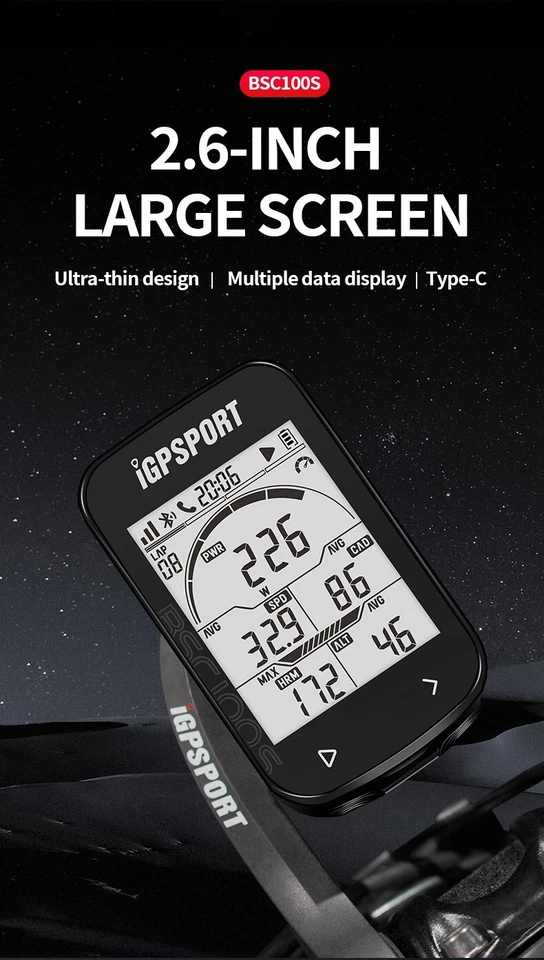 iGPSPORT BSC100S Ciclocomputer GPS Bici - Immagine 2 di 4