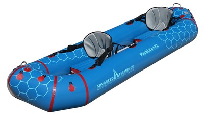 Advanced Elements Packlite+ Packraft Two Person Inflatable Kayak, Blue