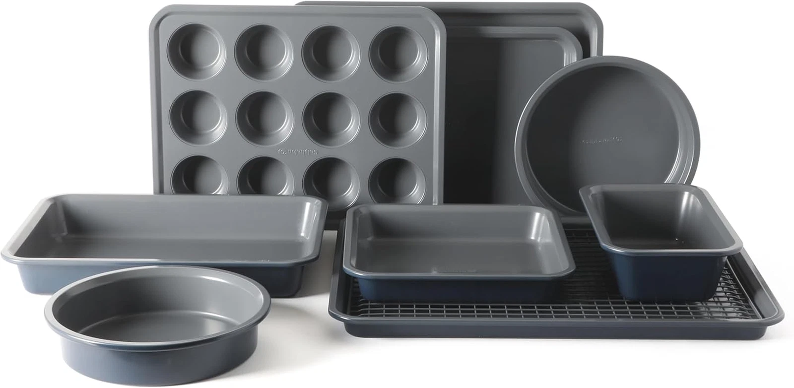 Legacy 10-Piece Baking Pan Set, Pfa-Free Nonstick Coating, Oven Safe Bakeware, I
