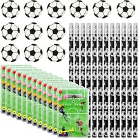 FußBall Mitgebsel Set Bleistifte Radiergummi Flipperspiel Deko 12 StüCk Kinder