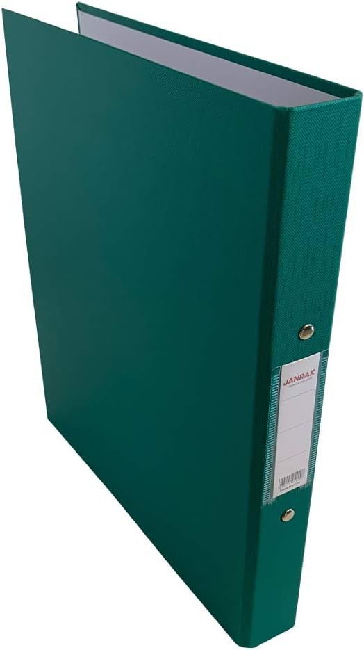 A4 Green Paper Over Board Ring Binder by Janrax