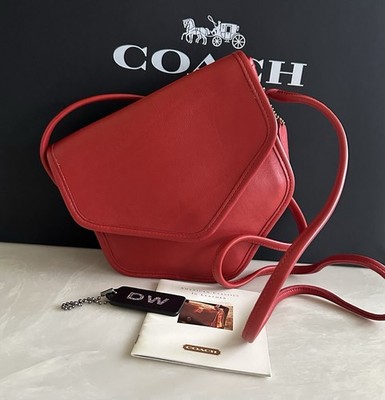 COACH VINTAGE RED MEGAN CROSSBODY BAG 9921 EUC | eBay