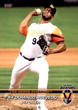 2021 Las Vegas Aviators Choice #1 Domingo Acevedo Dominican Republic DR Card