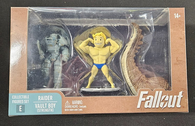 Fallout Raider and Vault Boy (Strong) Mini Figure Set (Build-a-Figure Deathclaw)