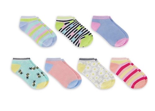 Wonder Nation Girls 7 Perfect Pairs 7 Briefs size 14 and 7 Socks L 4 to 10 New - Picture 4 of 9