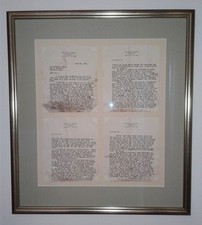 President Theodore Roosevelt's Sister (Corinne Roosevelt Robinson's) Letter