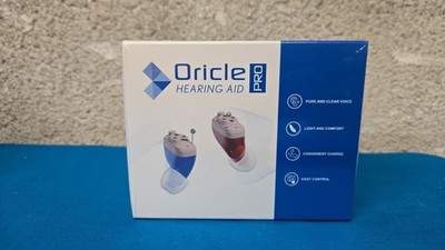 Oracle PRO Hearing Aids 16 Channel With Case Light Comfort Pure Voice New SEALED
