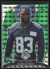 2022 Panini Mosaic #349 Dareke Young Mosaic Green