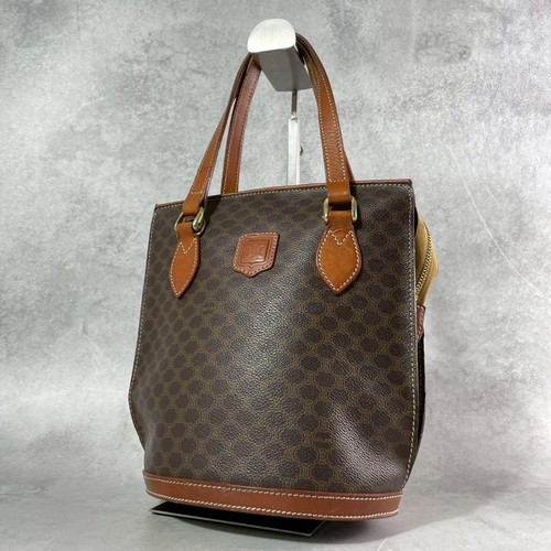 Celine Triomphe Tote Shoulder Bag Large Capacity A4 Fits Used Authentic