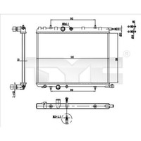 TYC KÜHler WasserkÜHler Passend FüR CitroËN Berlingo C4 Xsara Peugeot 206 206+