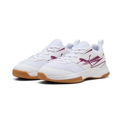 Puma Varion II Jr Hallenschuhe Kinder weiß berry