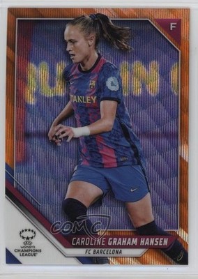 2021 Topps Chrome UEFA Women's Champions League 4/25 Caroline Graham Hansen 1o2