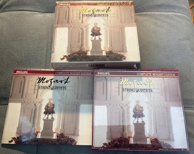 Complete Mozart Edition Vol. 11 String Quintets - 3-CD Box Set (Philips) LIKENEW