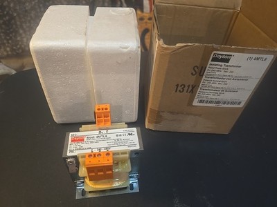 Dayton 4MTL6 Isolating Transformer  50VA Primary 240-480V Secondary 24V