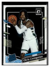 Chris Livingston 2023-24 Donruss Optic Rated Rookie RC #222 Milwaukee Bucks *293