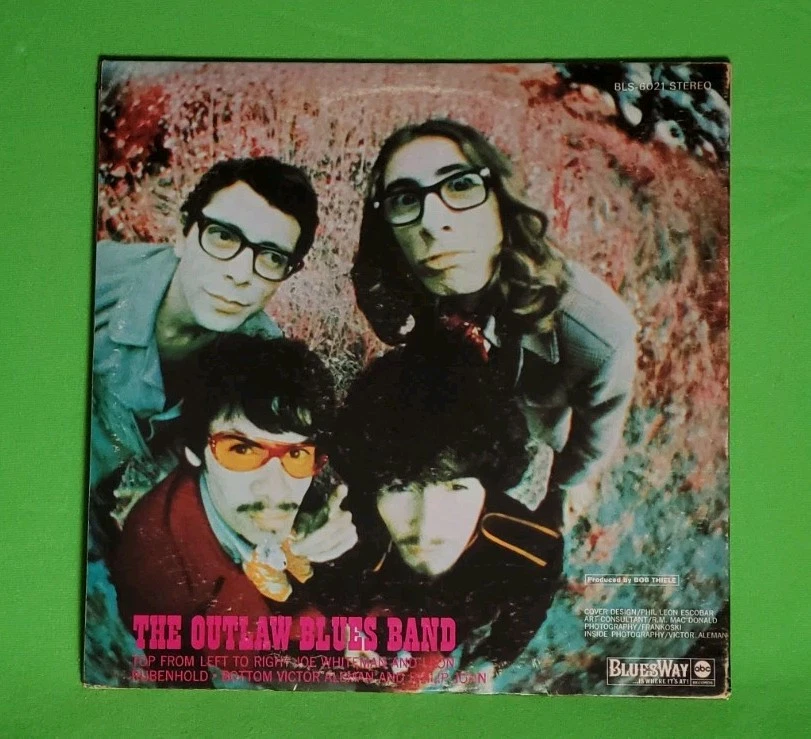 The Outlaw Blues Band LP Bluesway BLS 6012 1969 Psych Blues Fusion ABC Records. - Image 2 of 4