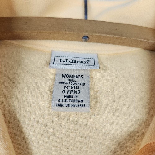 LL Bean Yellow Fleece Vest Womens Size Medium - Picture 5 of 10